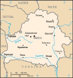 Беларусь на карце!